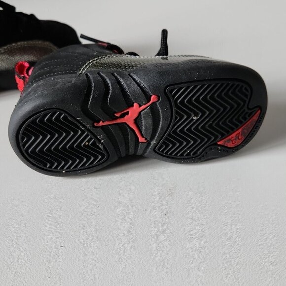 JORDAN | 12 Retro Black Red GS girls sz 6C - Picture 5 of 5